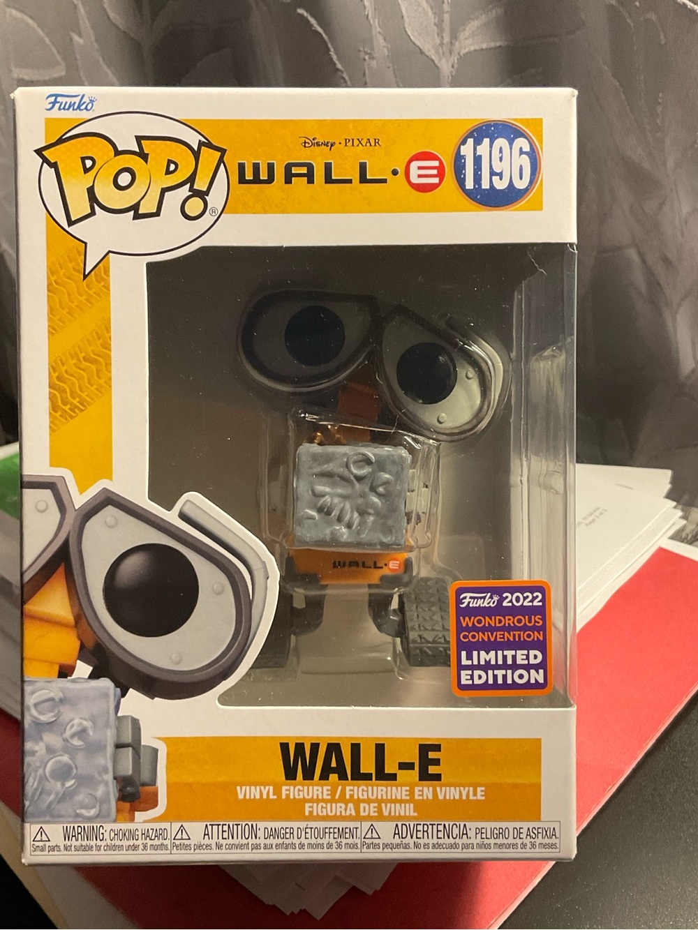 Funko limited edition WALL•E Collectible Wonder Con 2022, box 1196